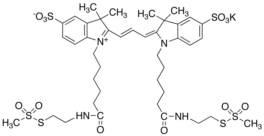 Cyanine 3 Bisfunctional MTSEA Dye, Potassium Salt