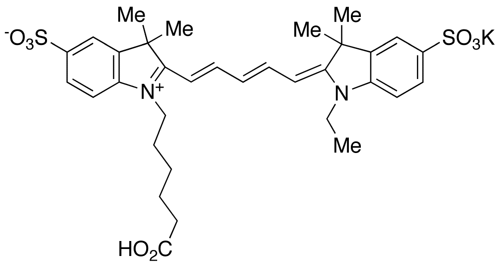 Cyanine 5 Monofunctional Hexanoic Acid Dye, Potassium Salt