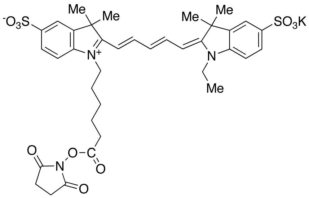 Cyanine 5 Monofunctional Hexanoic Acid Dye, Succinimidyl Ester, Potassium Salt