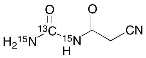 Cyanoacetylurea-13C,15N2