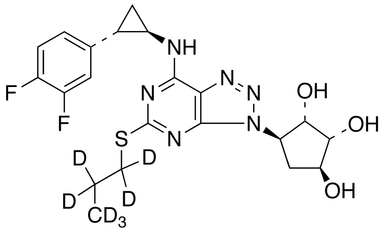 Deshydroxyethoxy Ticagrelor-d7 Deshydroxyethoxy Ticagrelor-d7