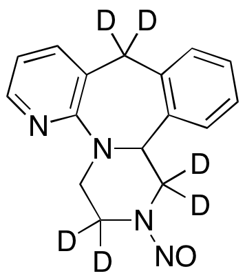 Desmethyl 2N-Nitroso Mirtazapine-d6