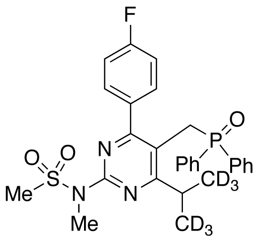 Diphenyl[4-(4-Fluorophenyl)-6-isopropyl-2-(N-methylmethylsulfonyl)amino-pyrimidin-5-yl-methyl]phosphine Oxide-d6