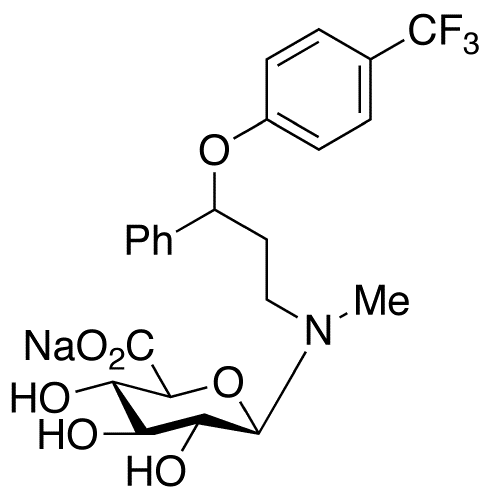 Fluoxetine N-β-D-Glucuronide Sodium Salt