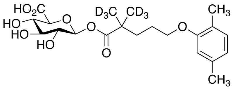 Gemfibrozil 1-O-β-Glucuronide-d6