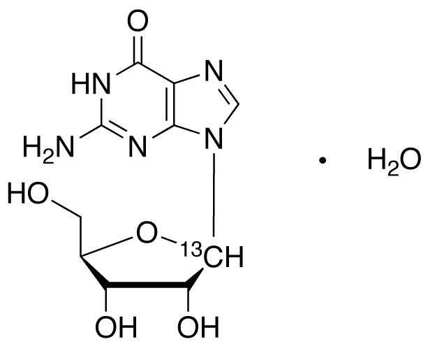 Guanosine-1’-13C Hydrate