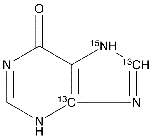Hypoxanthine-13C2,15N