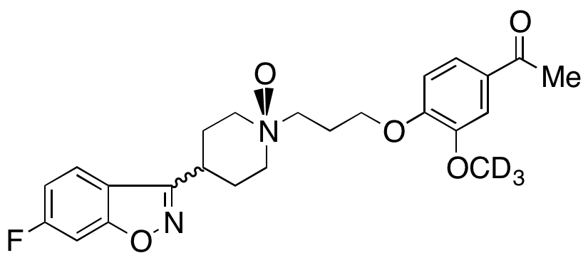 Iloperidone-d3 N-Oxide (cis/trans Mixture)