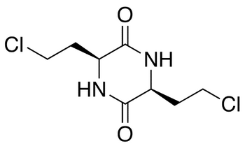 L-3,6-Bis(β-chloroethyl)-2,5-diketopiperazine
