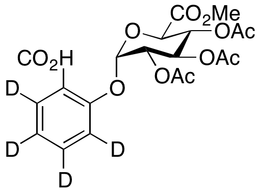 Methyl 1-(2-Carboxyphenyl)-2,3,4-tri-O-acetyl-&alpha;-D-glucopyranuronate-d4