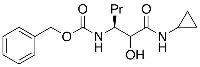 N-[(1S)-1-[2-(Cyclopropylamino)-1-hydroxy-2-oxoethyl]butyl]carbamic Acid Benzyl Ester