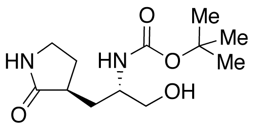 N-[(1S)-1-(Hydroxymethyl)-2-[(3S)-2-oxo-3-pyrrolidinyl]ethyl]-carbamic Acid tert-Butyl Ester