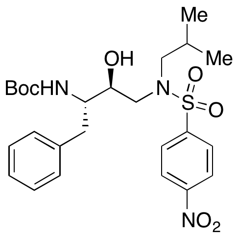 N-[(1S,2S)-2-Hydroxy-3-[(2-methylpropyl)[(4-nitrophenyl)sulfonyl]amino]-1-(phenylmethyl)propyl]carbamic Acid 1,1-Dimethylethyl Ester