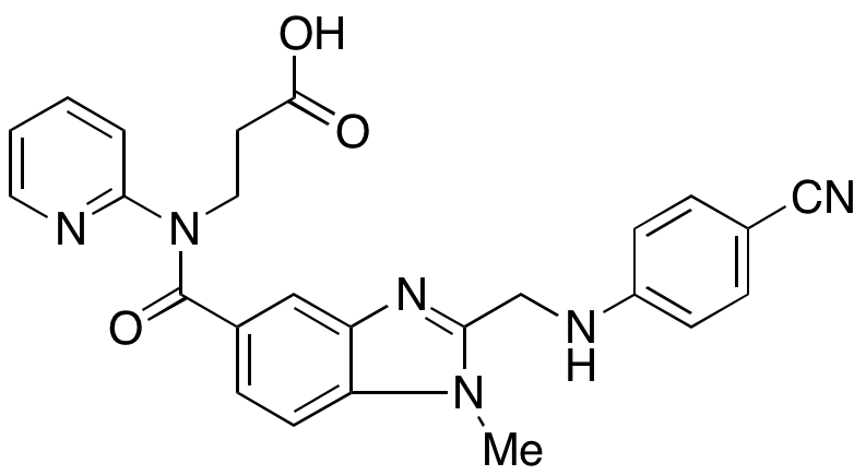 N-[[2-[[(4-Cyanophenyl)amino]methyl]-1-methyl-1H-benzimidazol-5-yl]carbonyl]-N-2-pyridinyl-β-alanine