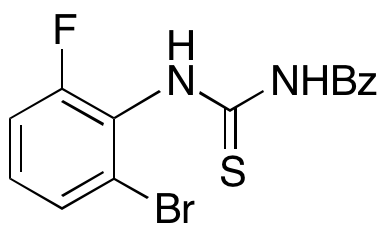 N-((2-Bromo-6-fluorophenyl)carbamothioyl)benzamide