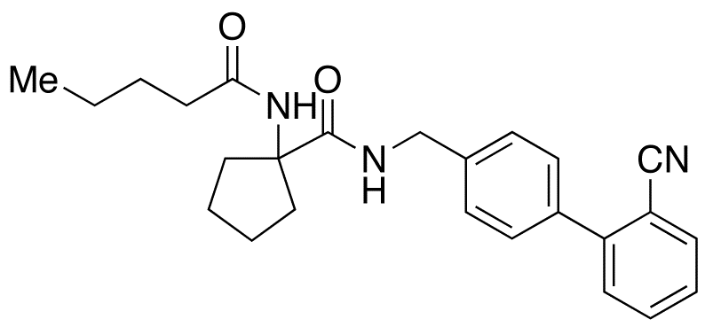 N-[(2’-Cyano[1,1’-biphenyl]-4-yl)methyl]-1-[(1-oxopentyl)amino]cyclopentanecarboxamide