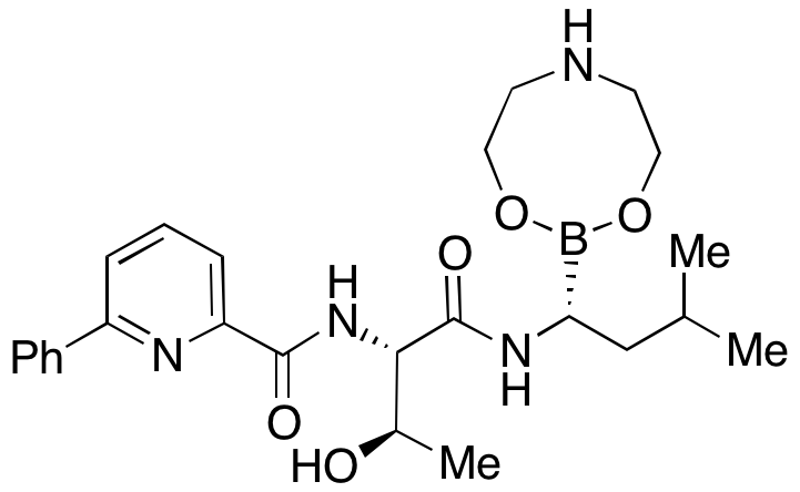 N-((2S,3R)-1-(((R)-1-(1,3,6,2-Dioxazaborocan-2-yl)-3-methylbutyl)amino)-3-hydroxy-1-oxobutan-2-yl)-6-phenylpicolinamide