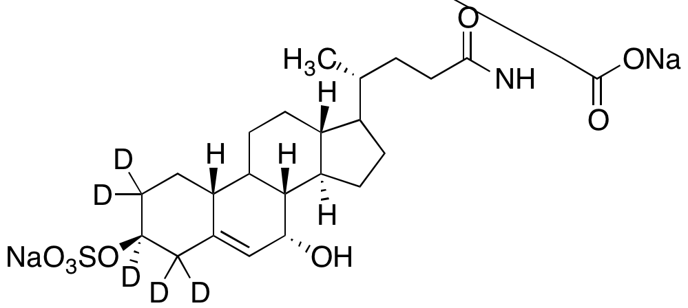 N-[(3&beta;,7&alpha;)-7-Hydroxy-24-oxo-3-(sulfooxy)chol-5-en-24-yl]glycine-d5 Disodium Salt