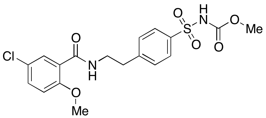 N-[[4-[2-[(5-Chloro-2-methoxybenzoyl)amino]ethyl]phenyl]sulfonyl]carbamic Acid Methyl Ester