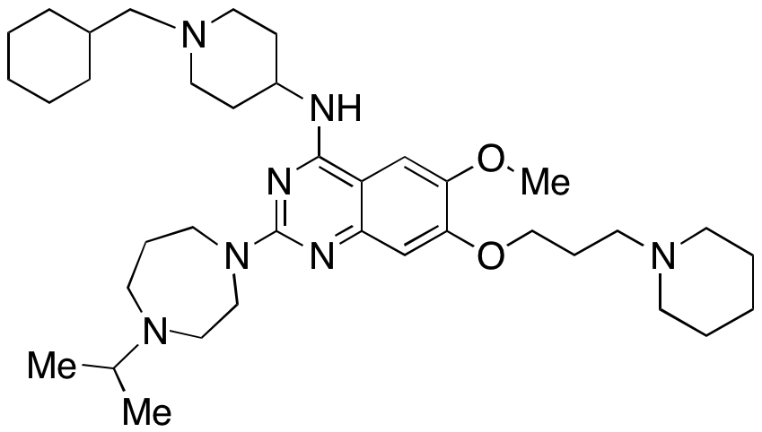 N-[1-(Cyclohexylmethyl)-4-piperidinyl]-2-[hexahydro-4-(1-methylethyl)-1H-1,4-diazepin-1-yl]-6-methoxy-7-[3-(1-piperidinyl)propoxy]-4-quinazolinamine