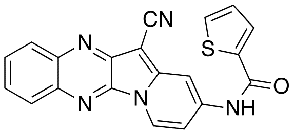 N-(12-Cyanindolizino[2,3-b]quinoxalin-2-yl)-2-thiophenecarboxamide