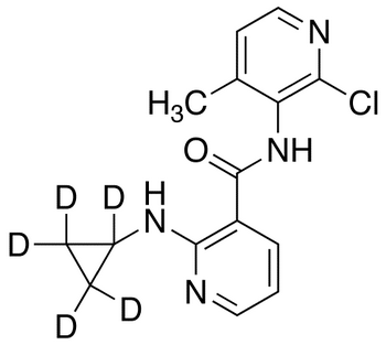N-(2-Chloro-4-methyl-3-pyridinyl)-2-(cyclopropyl-d5-amino)-3-pyridine-carboxamide