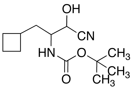 N-[2-Cyano-1-(cyclobutylmethyl)-2-hydroxyethyl]-carbamic Acid 1,1-Dimethylethyl Ester