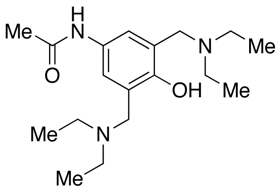 N-[3,5-Bis[(diethylamino)methyl]-4-hydroxyphenyl]acetamide