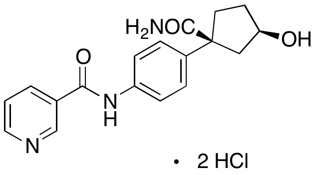 N-(4-((1S,3R)-1-Carbamoyl-3-hydroxycyclopentyl)phenyl)nicotinamide Dihydrochloride