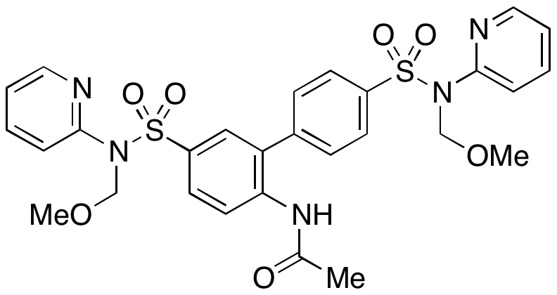 N-(4’,5-Bis(N-(methoxymethyl)-N-(pyridin-2-yl)sulfamoyl)-[1,1’-biphenyl]-2-yl)acetamide