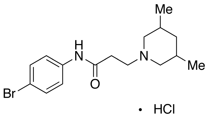 N-(4-Bromophenyl)-3,5-dimethyl-1-piperidinepropanamide Hydrochloride