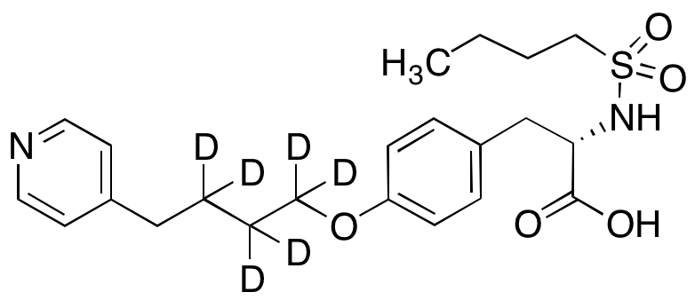N-(n-Butanesulfonyl)-O-[4-(4-pyridinyl)-butyl]-d6-(S)-tyrosine