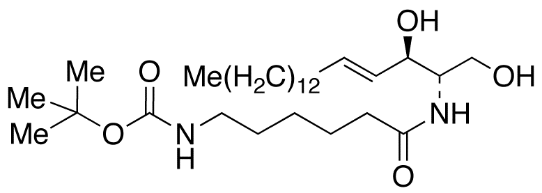 N-(tert-Butoxycarbonyl-aminohexanoyl) D-erythro-S