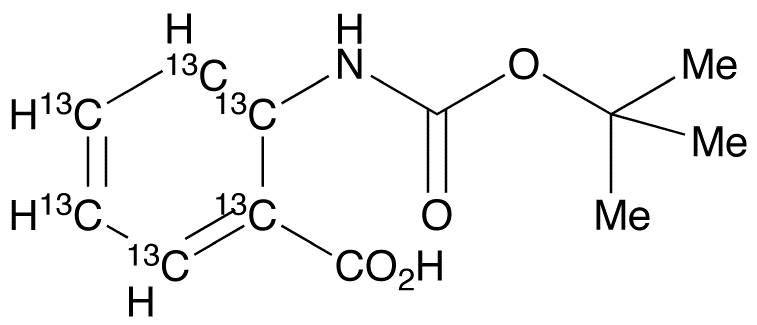 N-(tert-Butyloxy)carbonyl Anthranilic Acid-13C6
