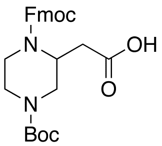 N-4-Boc-N-1-Fmoc-2-piperazine Acetic Acid