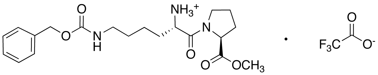 N-Benzyloxycarbonyl-L-lysyl]-L-proline Methyl Ester Trifluoroacetic Acid Salt
