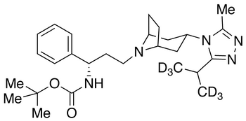 N-Boc-(1S)-3-[3-(3-(isopropyl-d6)-5-methyl-4H-1,2,4-triazol-4-yl)-exo-8-azabicyclo[3.2.1]oct-8-yl]-1-phenyl-1-propanamine