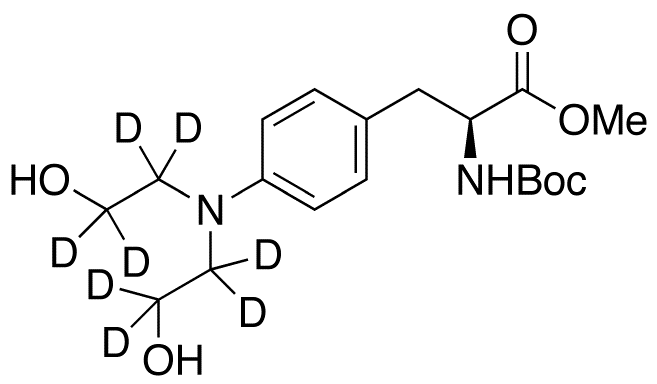 N-Boc-4-[bis(2-hydroxyethyl-d4)amino]-L-phenylalanine Methyl Ester