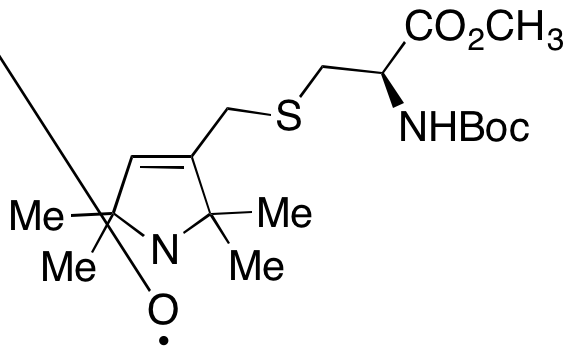 N-Boc-L-2-amino-3-[thiomethyl-1-(1-oxyl-2,2,5,5-tetramethyl-3 -pyrrolin-3-yl)]propanoic Acid Methyl Ester