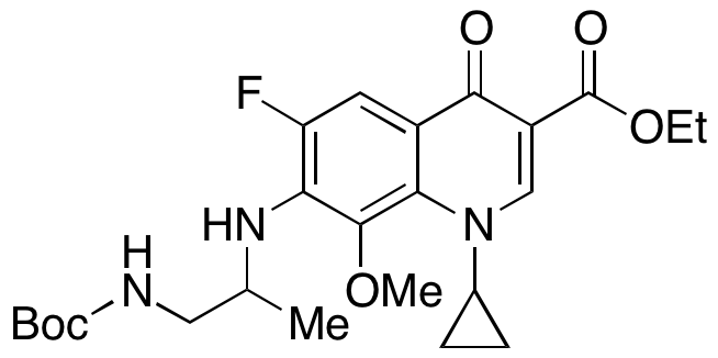 N’-Boc,N,N’-Desethylene Iso Gatifloxacin Ethyl Ester