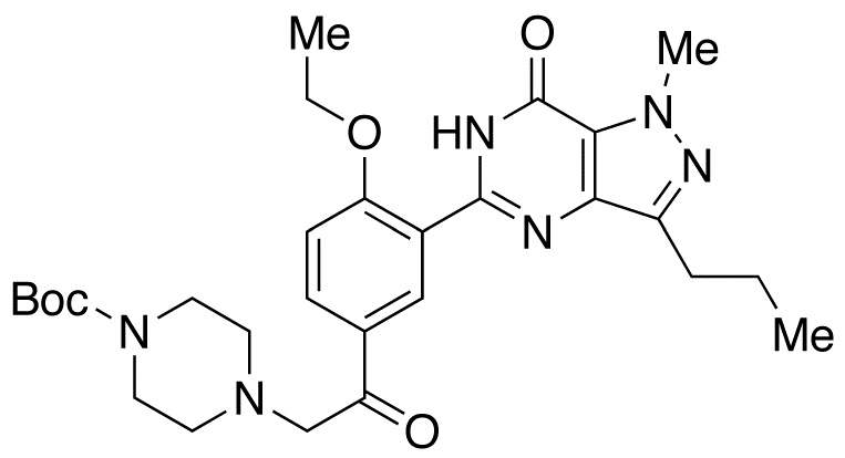 N-Boc-N-desethyl Acetildenafil