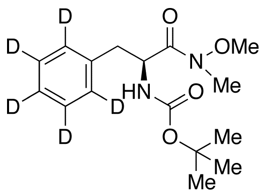 N-Boc-N-methoxy-N-methyl-L-phenyl-d5-alaninamide
