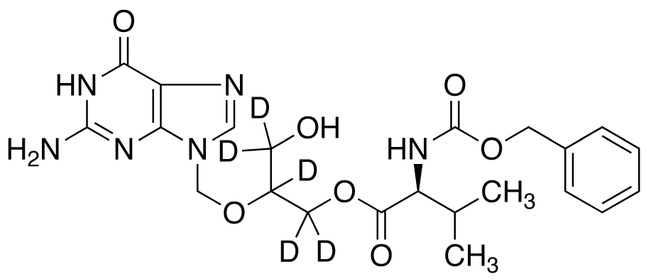 N-Carbobenzyloxy-L-valinyl-ganciclovir-d5