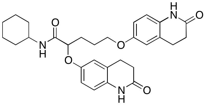 N-Cyclohexyl-2,5-bis((2-oxo-1,2,3,4-tetrahydroquinolin-6-yl)oxy)pentanamide