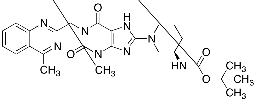 N-Des(2-butynyl) 3&rsquo;-N-Boc Linagliptin
