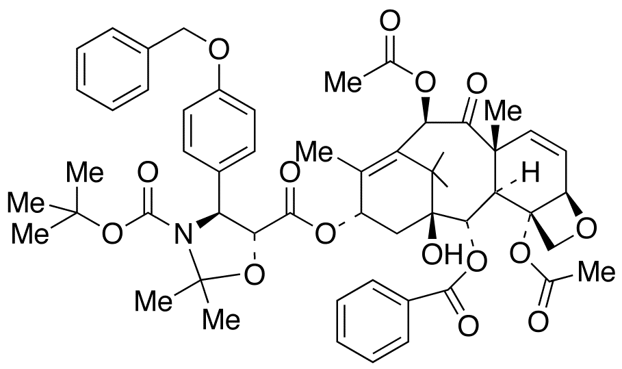 N-Desbenzoyl-N-tert-butoxycarbonyl-N,O-isopropylidene-3&rsquo;-p-O-benzyl-6,7-dehydro Paclitaxel