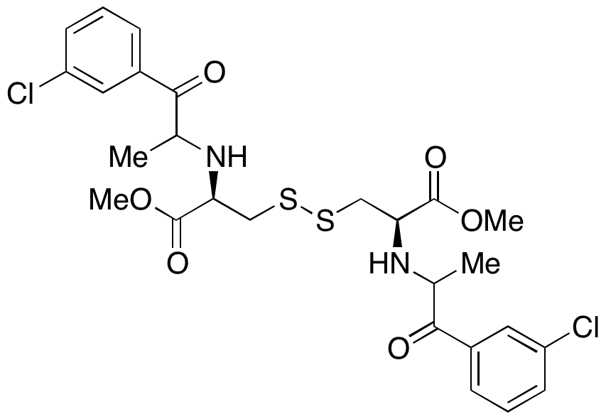 N,N-Bis-[2-(4-chlorophenyl)-1-propanone]-L-cystine Dimethyl Ester