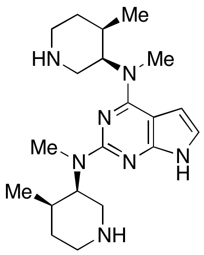 N,N’-Bis(3R,4R)-4-methylpiperidin-3-yl-N,N’-dimethyl-7-deazapurine-2,6-diamine