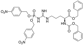 Nα-Carbobenzyloxy-Nω-bis-p-nitrobenzylphospho-L-arginine Benzyl Ester