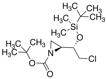 N-t-Boc-2S-1S-butyldimethylsilyloxy-2-chloroethyl)aziridine